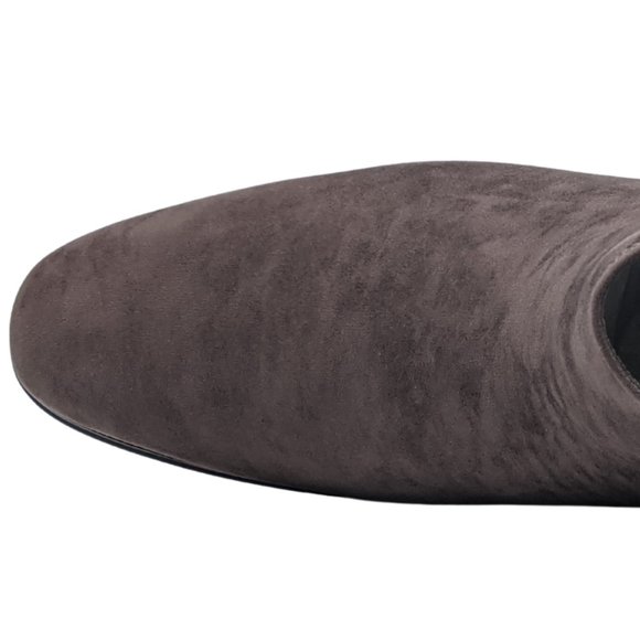 Montique  Suede  Grey Slip On Chelsea Boots   S-50 - Picture 4 of 7